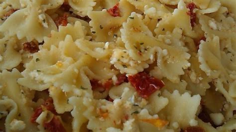 Sun Dried Tomato And Bow Tie Pasta Recipe