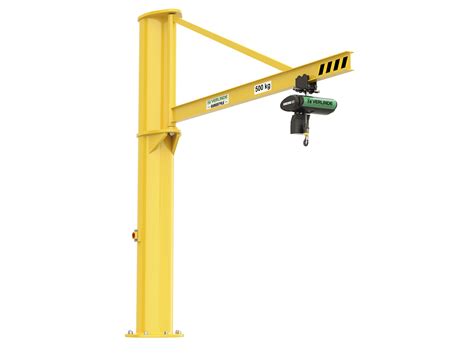 Vft Free Standing Floor Mounted Overbraced Jib Crane Profile Beam