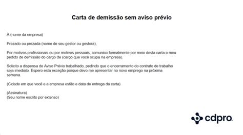 Carta De Demiss O Guia Completo E Modelos Prontos Para Usar Decoracao