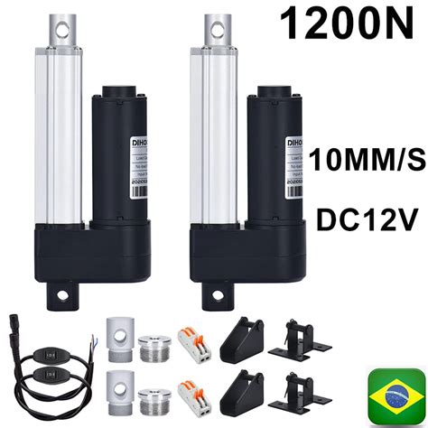 Actuador Lineal El Ctrico DC12V 1200N Motor 60W 100MM 150mm 200MM