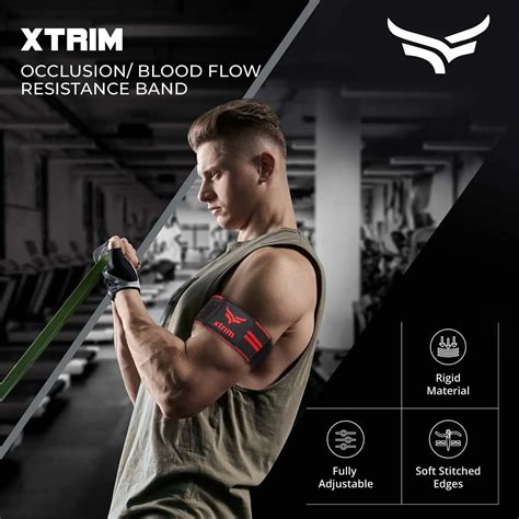 BFR Arm Leg Occlusion Bands Muscle Blood Flow Restriction 48 OFF