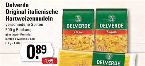 Delverde Original Italienische Hartweizennudeln Angebot Bei Meyer S