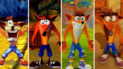 Evolution Of First Levels In Crash Bandicoot Games 1996 2022 Youtube