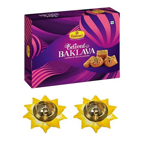 Haldiram S Nagpur Assorted Baklava G With Small Diya Amazon In