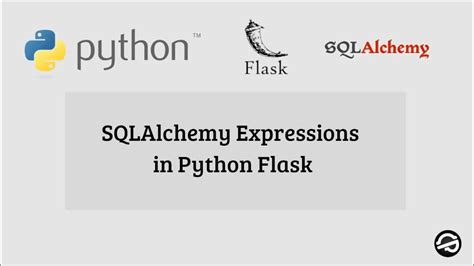 Sqlalchemy Expressions For Insert Update And Delete In Python Flask Youtube