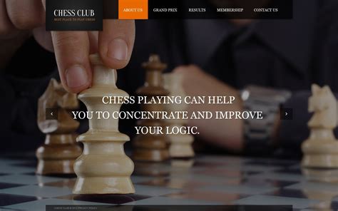 Chess Website Template 45847