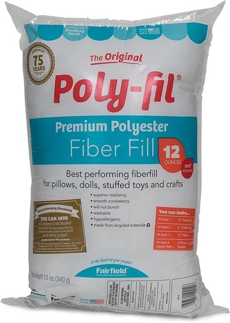 Amazon Fairfield The Original Poly Fil Premium Polyester Fiber