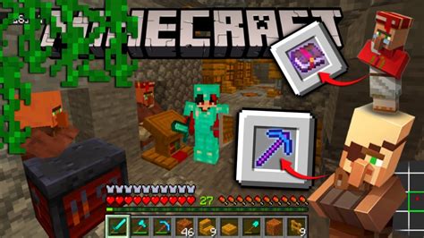 Fazendo Troca O Villager No Minecraft Bedrock Youtube