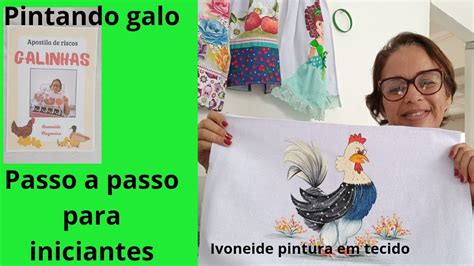 Ivoneide Pintura em tecido e artesanato está ao vivo Como pintar um