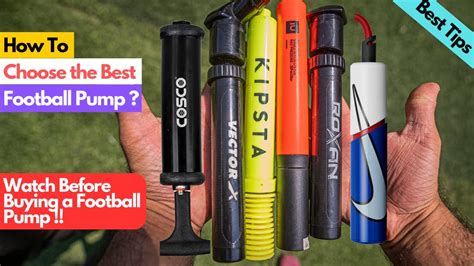 How To Choose The Best Football Pump Youtube