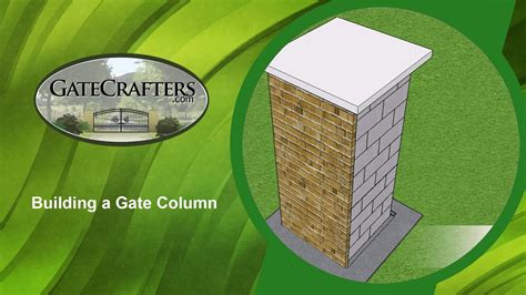 How To Build A Gate Column YouTube