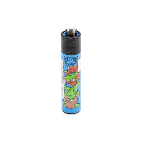 Isqueiro Clipper Grande Evil Plants Azul Z Fuma A Tabacaria E