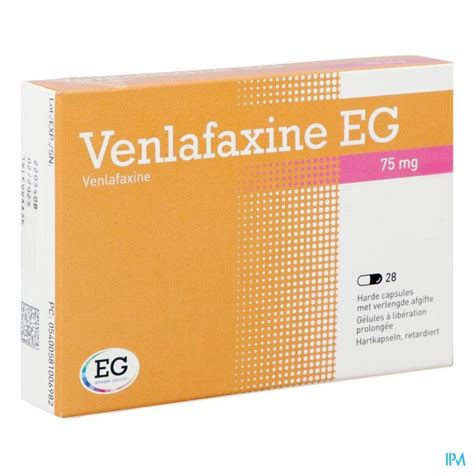 Venlafaxine Eg Mg Caps Verlengde Afgifte Apotheek Thiels