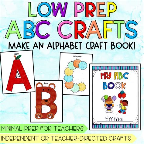 ABC Craft Book - LOW PREP Alphabet Crafts | Made By Teachers