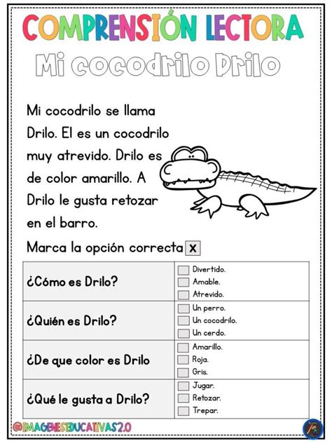 Mini Lecturitas De Comprensi N Para Infantil Preschool Learning