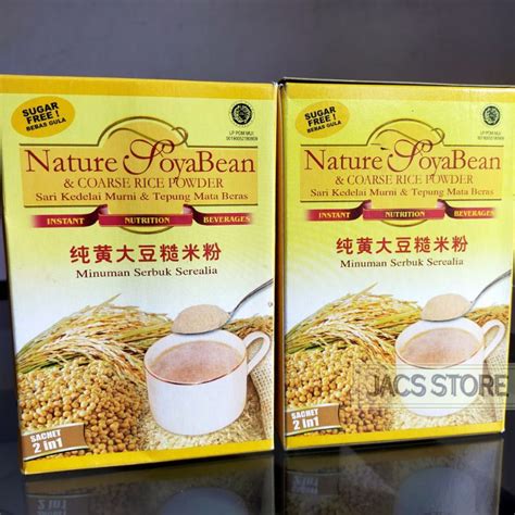 Jual NATURE SOYA BEAN COARSE RICE POWDER NATUREFARM SARI KEDELAI