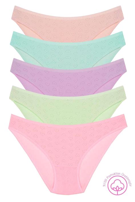 Newlilla Kalpli Pamuklu li Kadın Bikini Külot Paketi v Fiyatı Yorumları