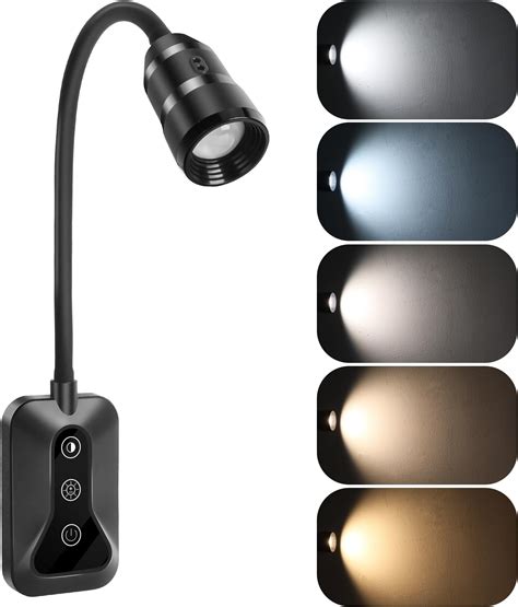 HUAEU Plug in Wall Mounted Reading Light, Book Light for Reading at