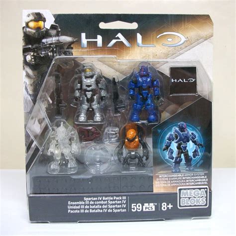 Halo Spartan Iv Battle Pack Iii Micro Action Figures Pack Pc Mega