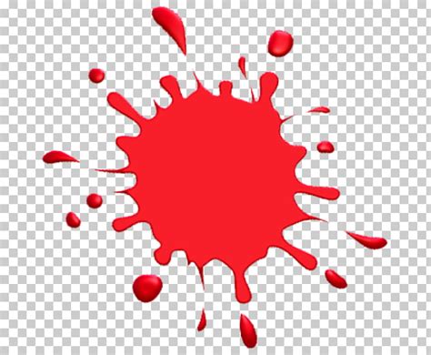 Red Splatter Clip Art