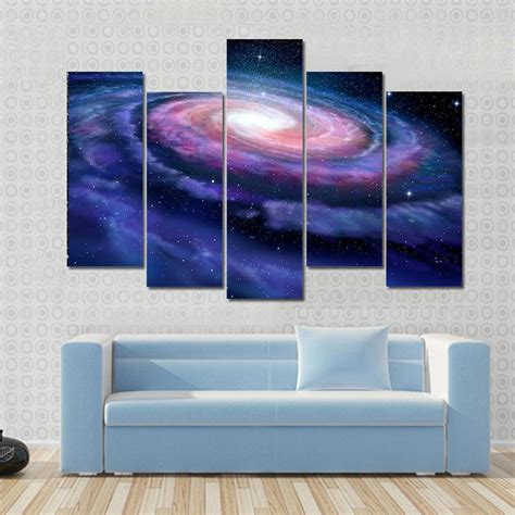 Milky Way Galaxy Canvas Wall Art - Tiaracle