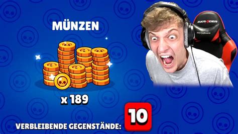 10 VERBLEIBENDE GEGENSTÄNDE IN MEGA BOX OPENING GEZOGEN OMG Brawl