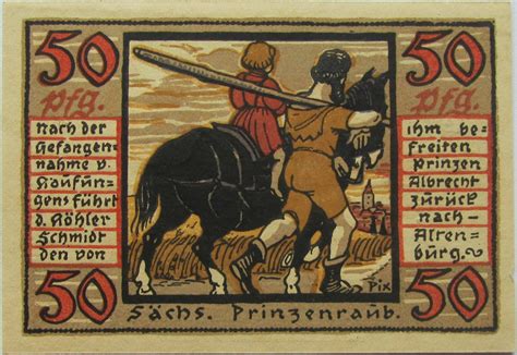 50 Pfennigs Prinzenraub Series City Of Altenburg Thuringia Numista