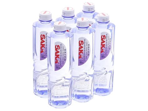 Nước Saka 555ml (24 chai/thùng) giá rẻ