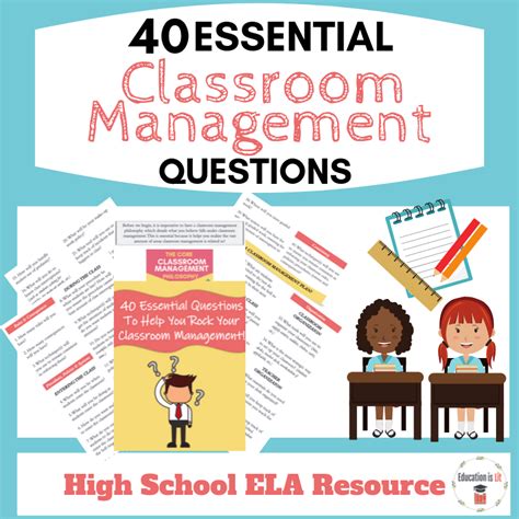 40 Essential Classroom Management Questions Classroom Management Classroom Management Plan