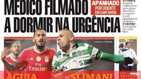 Cm De Hoje Capas Correio Da Manh