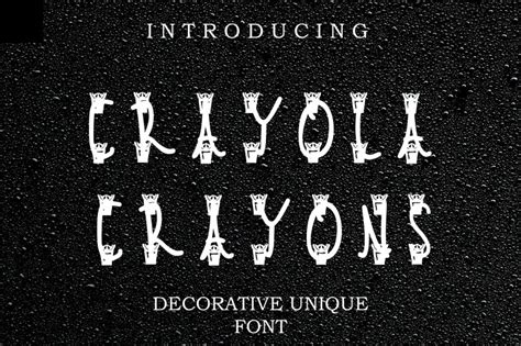 Crayola Crayons Font - Free Font Download