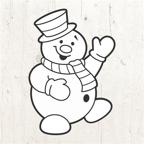 Frosty The Snowman Faces Etsy