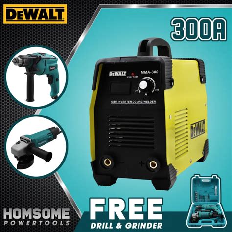 DeWALT MMA 300 Welding Machine 2in1 MK Grinder And Drill Combo A