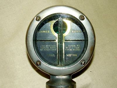 Rare Essandee Glo Light Moto Meter Type Radiator Cap S