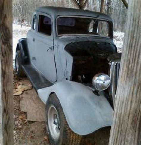 1934 Ford Rolling Chassis And Steel Body Street Rod Project