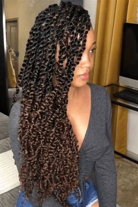 50 Stunning Passion Twists Hairstyles Curly Girl Swag Twist