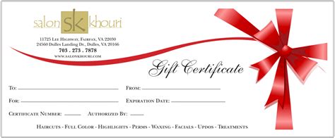 Microsoft Gift Certificate Template Free Word - Sarseh.com