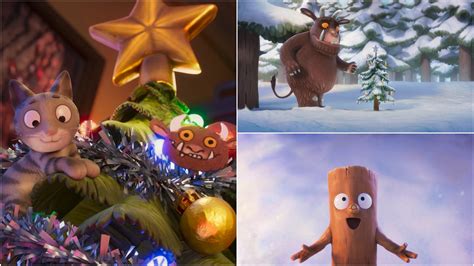 BBC One Christmas Idents 2023 - Tabby McTat, Stick Man and The Gruffalo