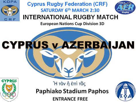 Cyprus Rugby Match Vs Azerbaijan Paphos