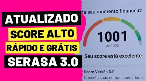 SCORE ALPHA DO CPF SERASA RÁPIDO E GRÁTIS PASSO A PASSO ATUALIZADO