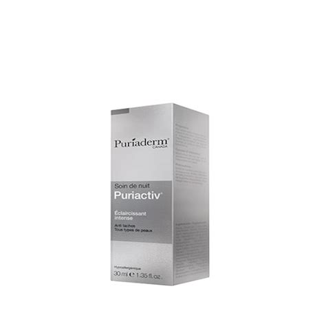 Puriaderm Puriactiv Eclaircissant Soin Nuit 30ml Citymall