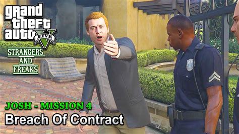 GTA 5 Strangers And Freaks Josh Breach Of Contract No Commentary