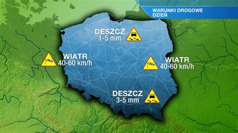 Pogoda na dziś czwartek 05 01 Deszcz chmury i wieczorny śnieg W