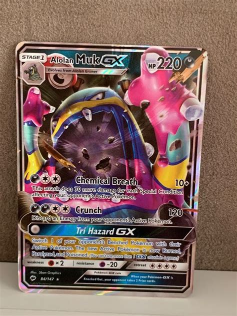 Alolan Muk Gx Eng Burning Shadows Pokemon Kaufen Auf Ricardo