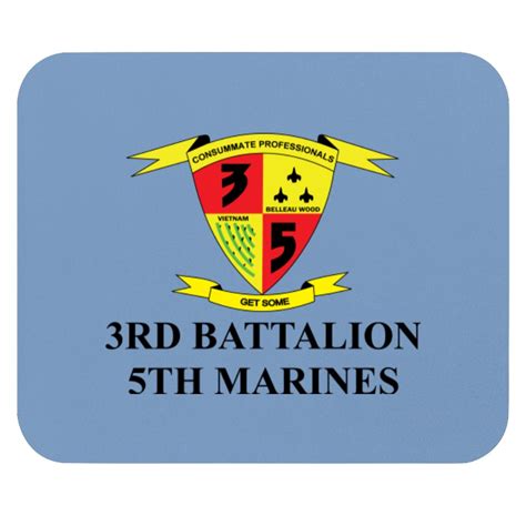 3rd Battalion 5th Marines Full Color Veteran Mouse Pads Sold By