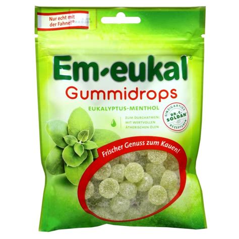 Em Eukal Gummidrops Eukalyptus Menthol G Packung