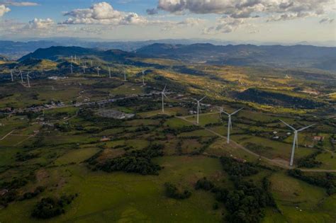 Cerro De Hula Parque Eólico Cerca De Tegucigalpa