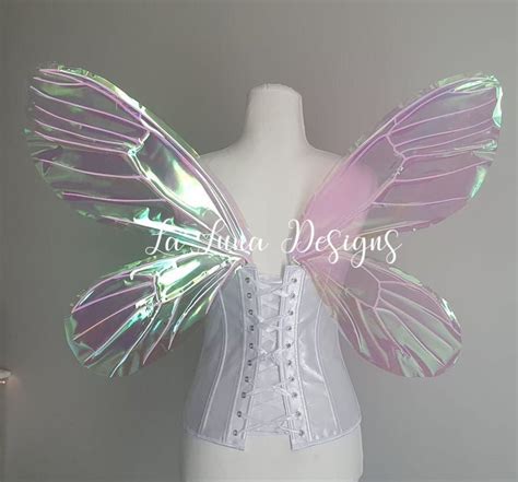 Iridescent Realistic Fairy Wings for child or adult. Medium | Etsy