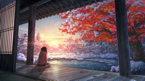 Anime Landscape Wallpaper 492109 Old Japanese House Anime 492999