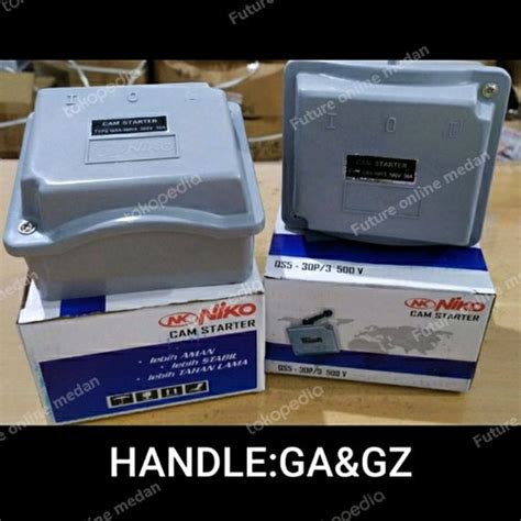 Jual SAKLAR HANDLE 30A 15A CAM STARTER GZ GENSET OHM SAKELAR NIKO